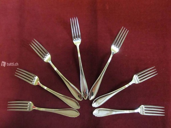  Jezler La Reine Silber 800 Dessertgabeln
