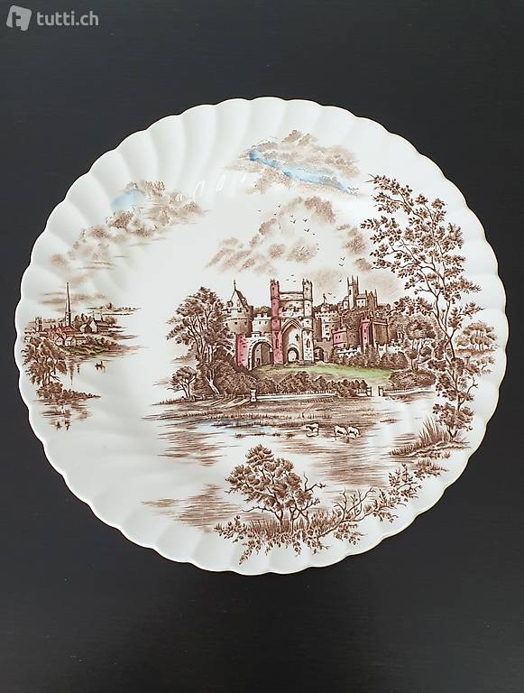 Vintage Keramik Teller von Johnson Brothers