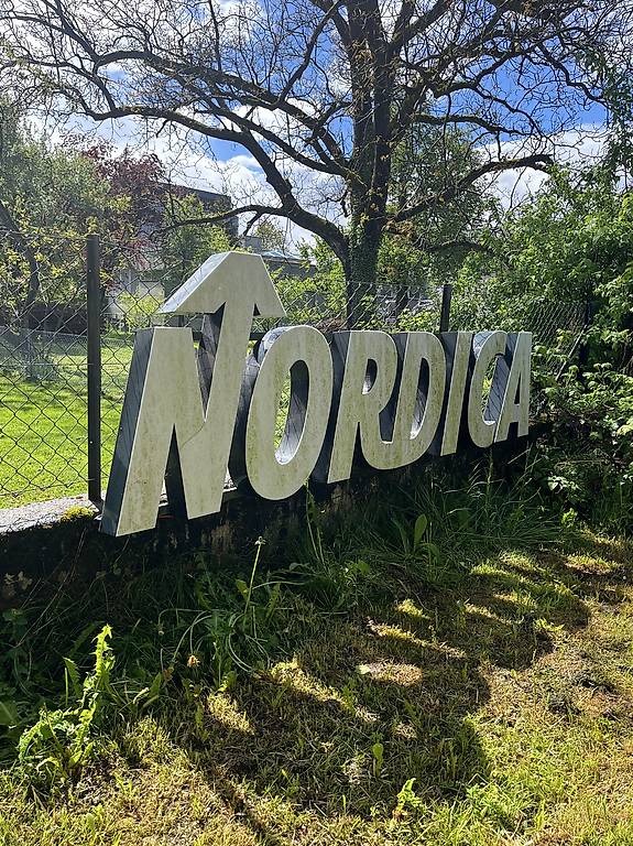 nordica sign old school classic vintage billboard