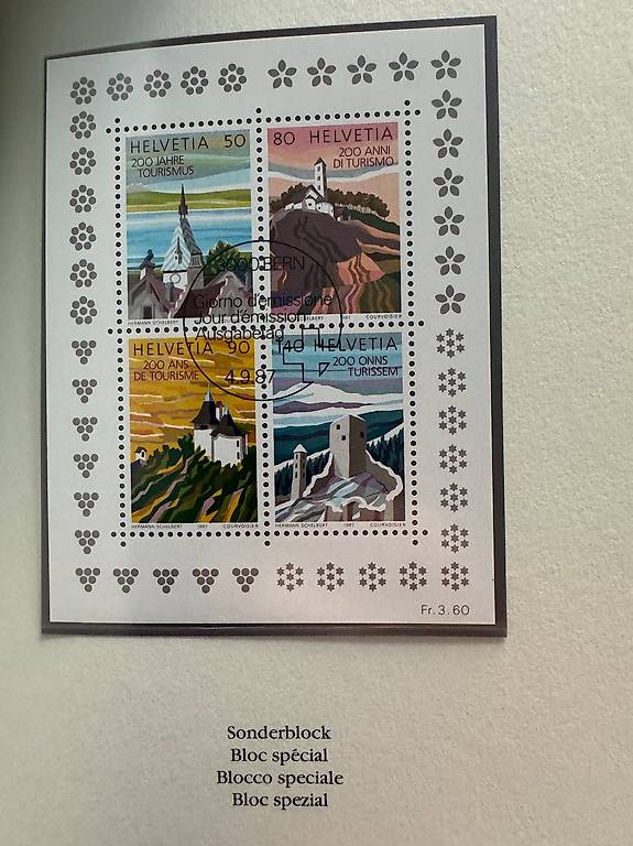 36 Briefmarken-Büchlein mit Sondermarken Schweiz