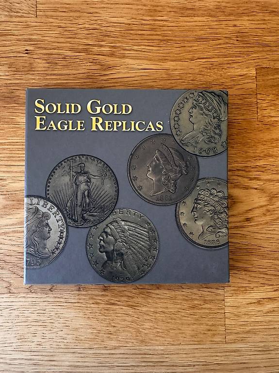 Solid Gold Eagle Replicas? Historisches Mini-Münzset