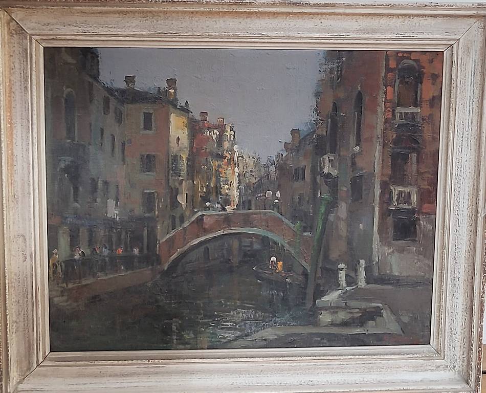 Ölbild Venedig