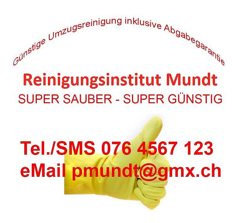 FIXPREIS Umzugsreinigung Abnahmegarantie KANTON GRAUBÜNDEN