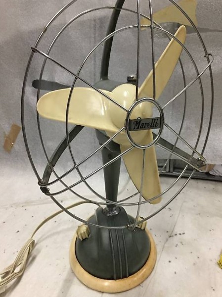 Marelli O-254 Tisch Ventilator Vintage Design 50er Jahre