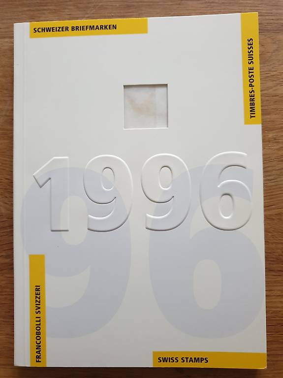 Briefmarken Schweiz Jahrbuch 1996