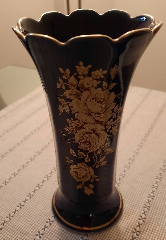 Vase echt Kobalt