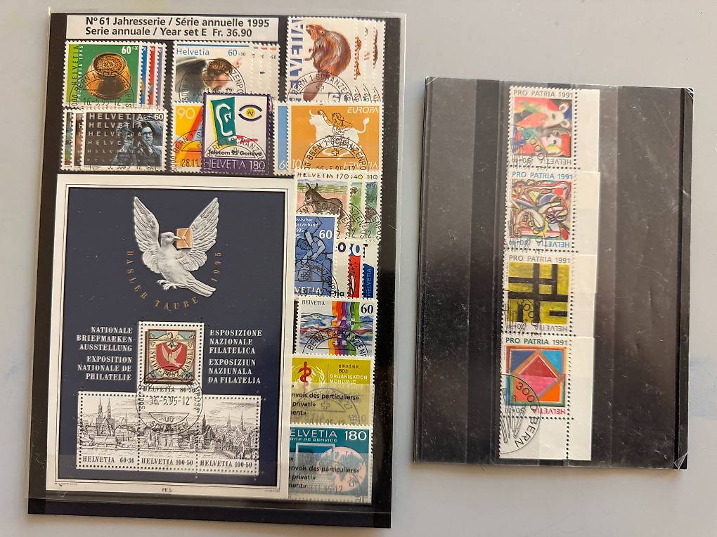 Briefmarken Jahresserie 1995 Schweiz