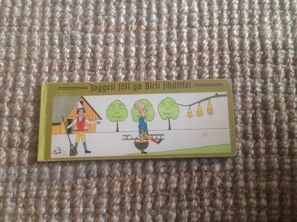 Joggeli söll go Birli schüttle Lisa Wenger antik Kinderbuch
