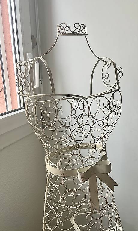 Designer Kleiderständer/Deco Büste Shabby Chic Vintage