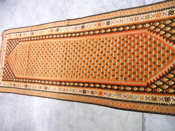 Kelim antik, Wolle Persien 260x92cm