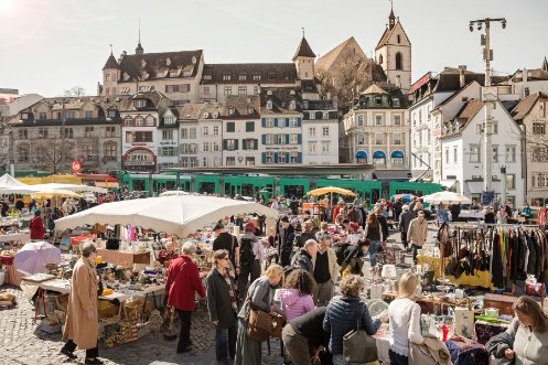 24.06.2026 Flohmarkt auf dem Barfüsserplatz Basel